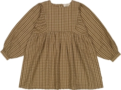 Wheat Julie dress - Pine check